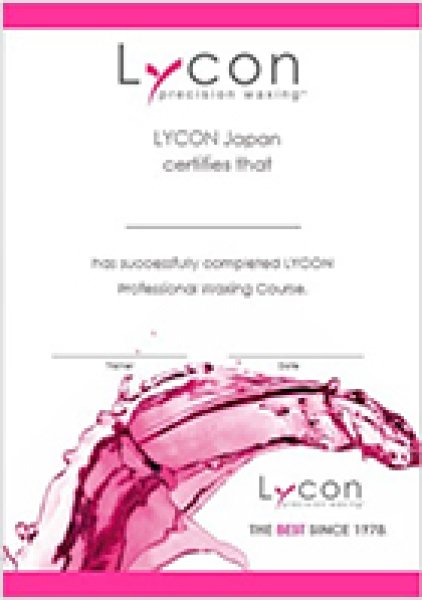 画像1: LYCON Precision Waxing™ Training  ディプロマ   (1)